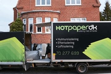 hulmur isolering privat- Hotpaper, papirisolering Odense, Fyn