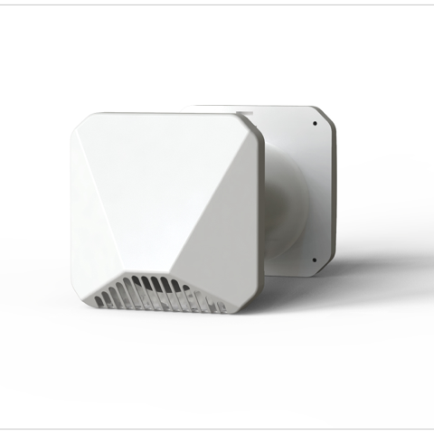 Hotpaper tilbyder et-rums ventilation med Zephyr. Enheden har indbygget fugtsensor og Wi-Fi.