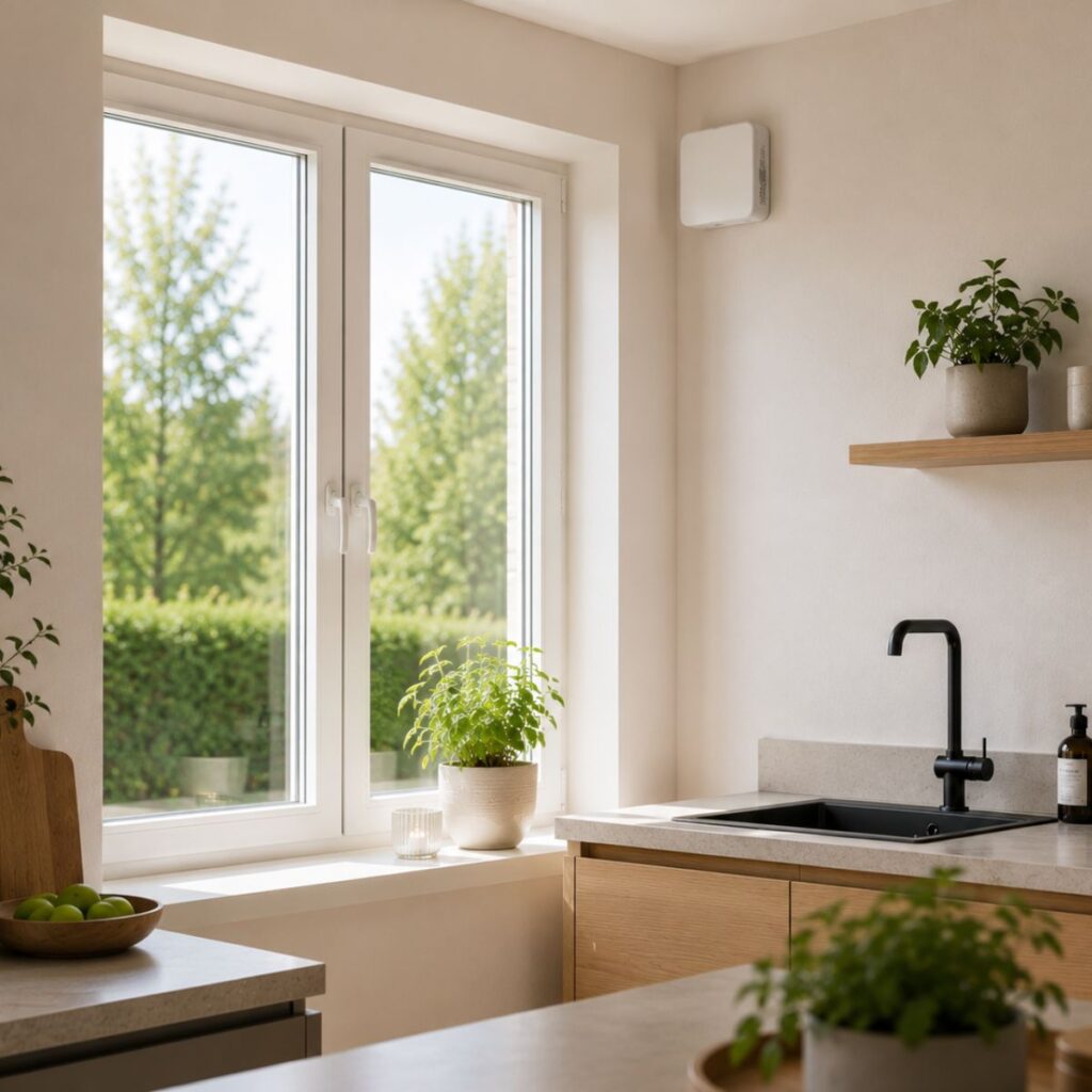nordisk køkken med duka ventilation fra hotpaper